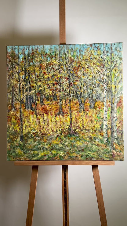 Oil painting Autumn motif Shapoval Ivan Leontyevich