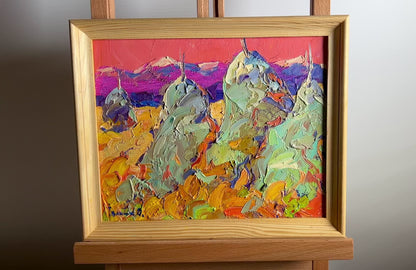 Oil painting Fresh hay Alex Ivanyuk