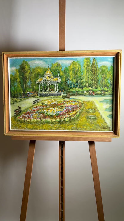 Oil painting Garden house Shapoval Ivan Leontyevich