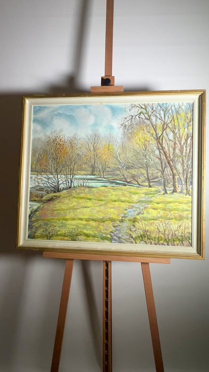Oil painting The beginning of spring Shapoval Ivan Leontyevich