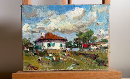 Oil painting Windy Alexander Nikolaevich Cherednichenko
