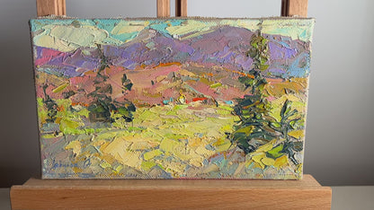 Oil painting Sunny in the Carpathians Ivanyuk Alex
