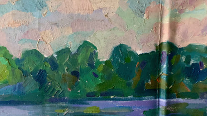 Abstract oil painting rocks Peter Dobrev