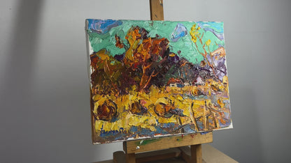 Oil painting The warm evening has arrived Alex Ivanyuk