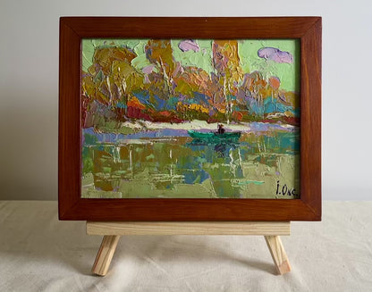 Oil painting Early autumn has arrived Oksana Ivanyuk