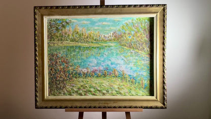 Oil painting Autumn on Psla Shapoval Ivan Leontyevich