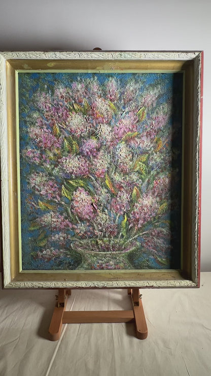 Oil painting Variegated lilac Ivan Shapoval