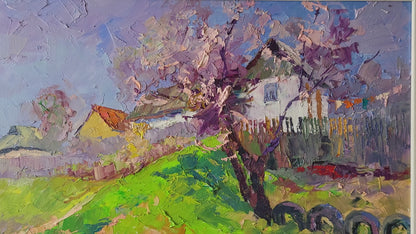 Oil painting The magic of spring Boris Serdyuk