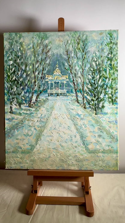 Oil painting The Charm of City Parks Shapoval Ivan Leontyevich