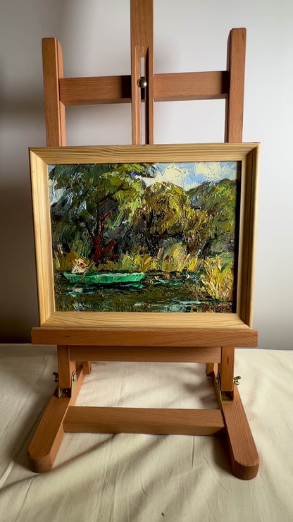 Oil painting Boatman Ivanyuk Alex