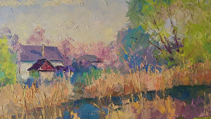 Oil painting Sunny April Boris Serdyuk