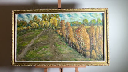Oil painting The Dance of Falling Leaves Shapoval Ivan Leontyevich