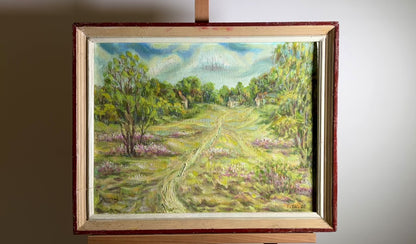 Oil painting Tokari village Shapoval Ivan Leontyevich