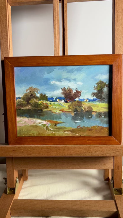 OIl painting River Silence Yuriy Suprunchuk
