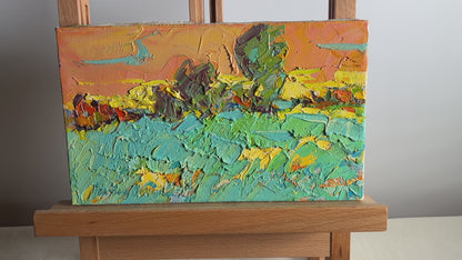 Oil painting Dewy grasses Ivanyuk Alex