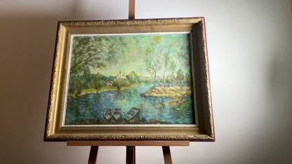 Oil painting Summer day Shapoval Ivan Leontyevich