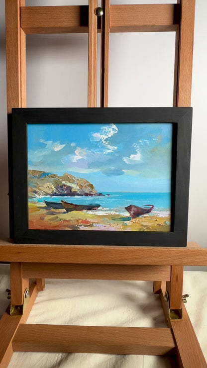 OIl painting Island in the sea Yuriy Suprunchuk