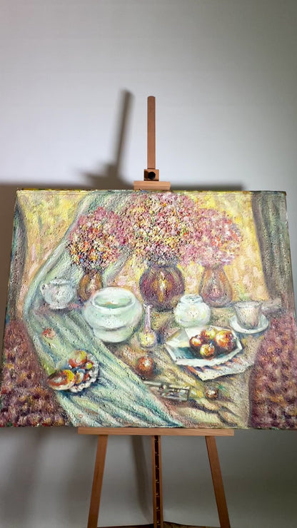 Oil painting Happy holiday Shapoval Ivan Leontyevich