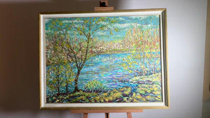 Oil painting The Fragrance of New Beginnings Shapoval Ivan Leontyevich