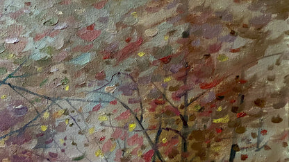 Oil painting Golden autumn Peter Dobrev