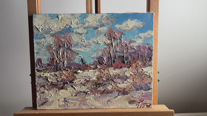 Oil painting The Commencement of Spring Alexander Nikolaevich Cherednichenko
