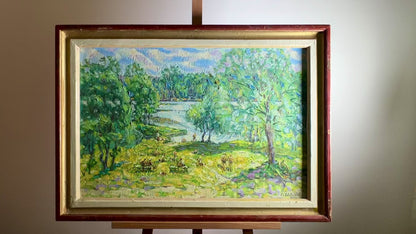 Oil painting Beach day Shapoval Ivan Leontyevich