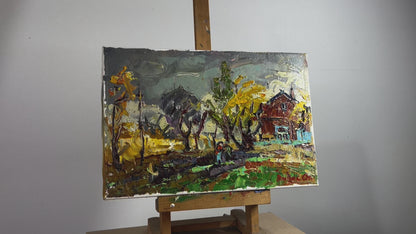 Oil painting Autumn cold Ivanyuk Alex