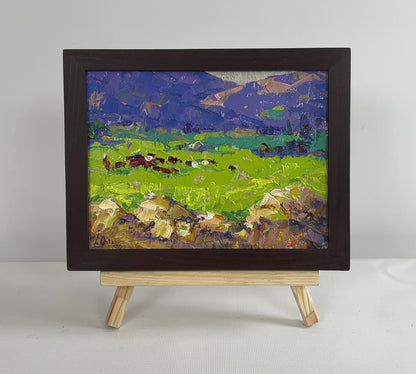 Oil painting In the spring meadows Oleksiy Ivanyuk