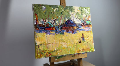 Oil painting Lane Alex Ivanyuk