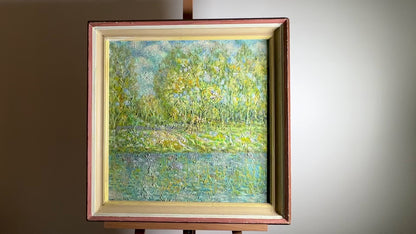 Oil painting The Streams Swell with Spring Shapoval Ivan Leontyevich