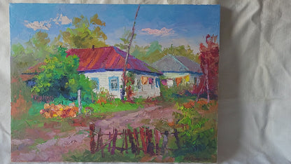 Oil painting Harvest Boris Serdyuk