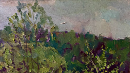 Oil painting Summer sunny day Peter Dobrev
