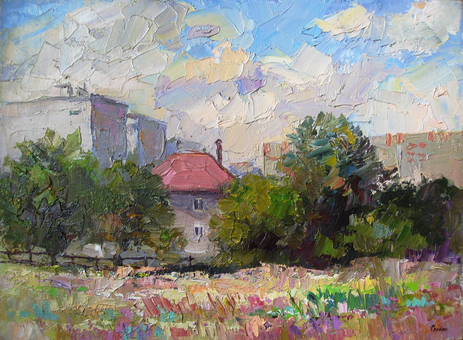 Oil painting Paradise Serdyuk Boris Petrovich