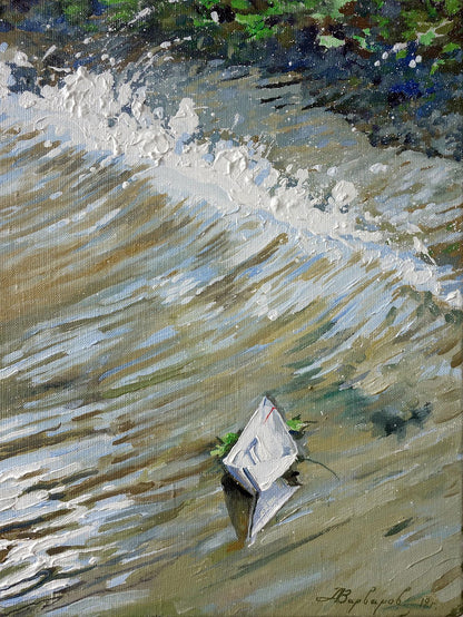 Oil painting Gravity Varvarov Anatoly Viktorovich