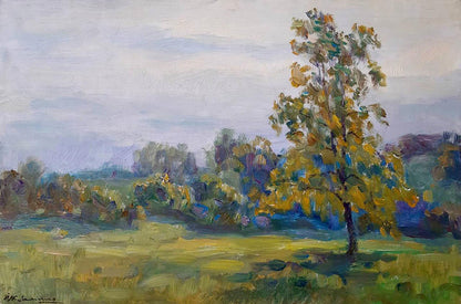 Oil painting Lonely tree Kovalenko Ivan Mikhailovich