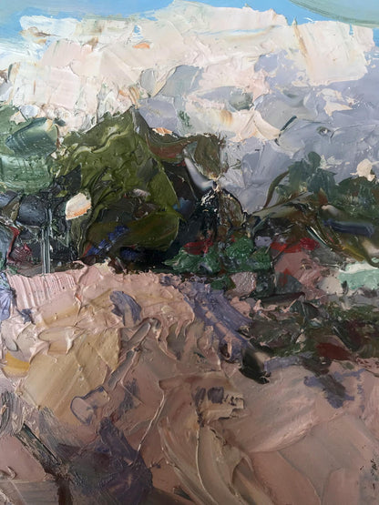 Oil painting house 