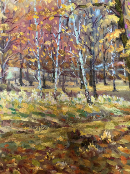 landscape painting forest