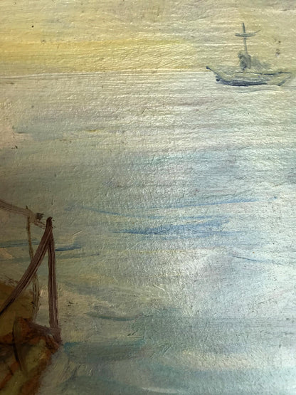 Oil painting Sea Nature Landscape 