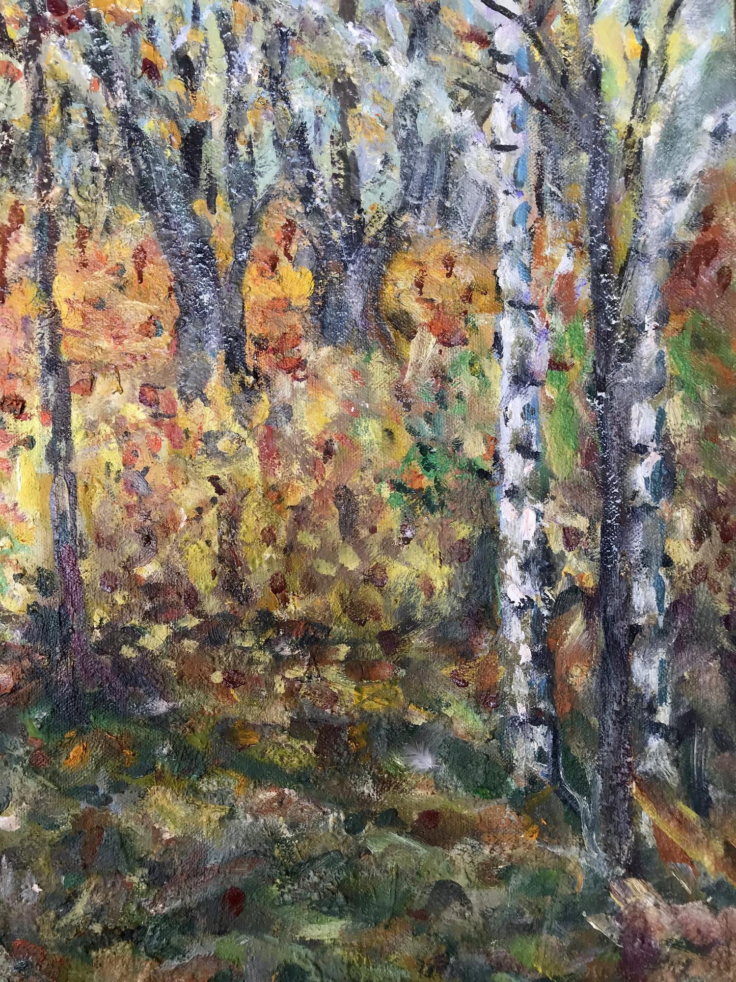 Oil painting "Autumn Motif" by Ivan Leontyevich Shapoval
