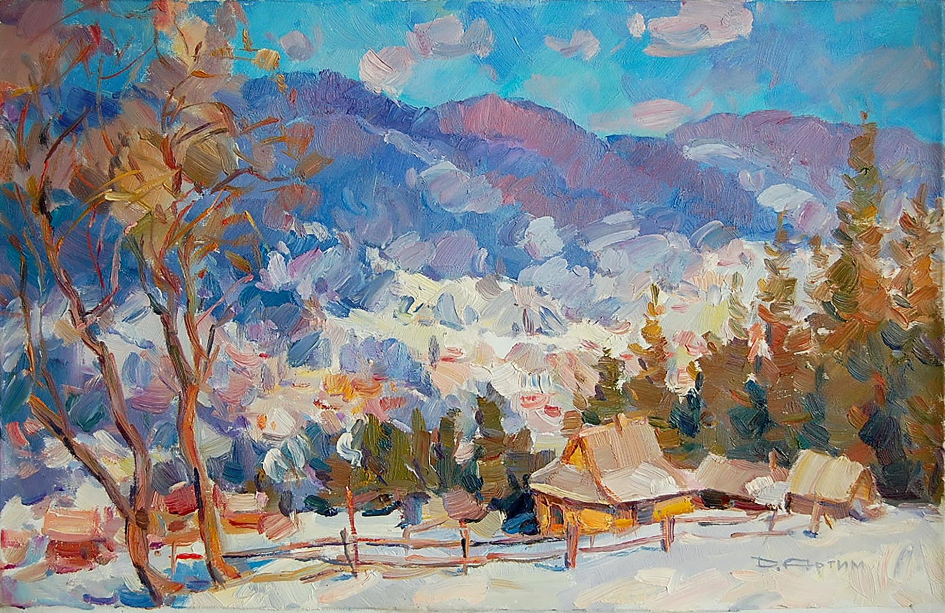 Oil painting Windy Artim Dmitry