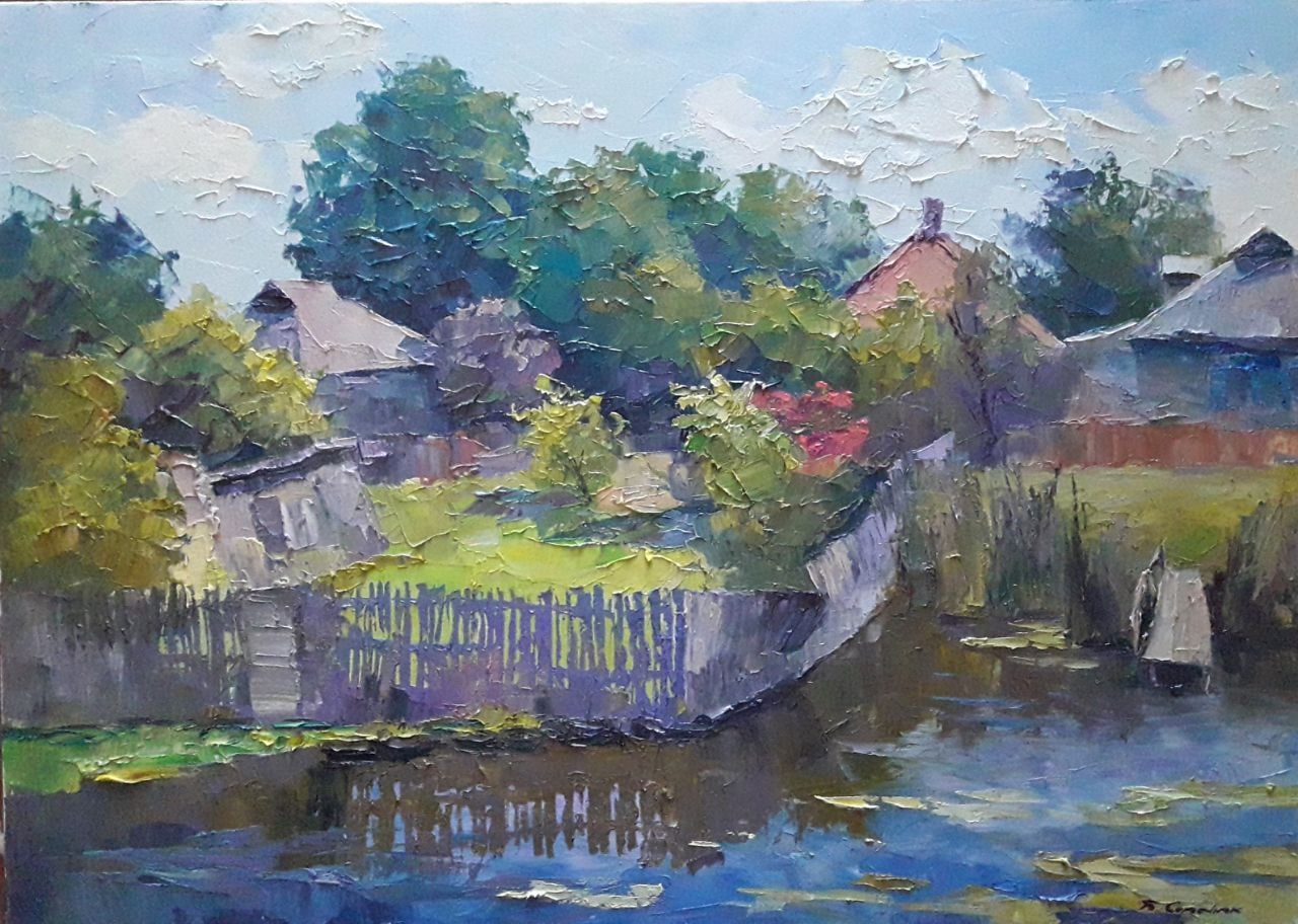 oil painting Warm day Serdyuk Boris Petrovich