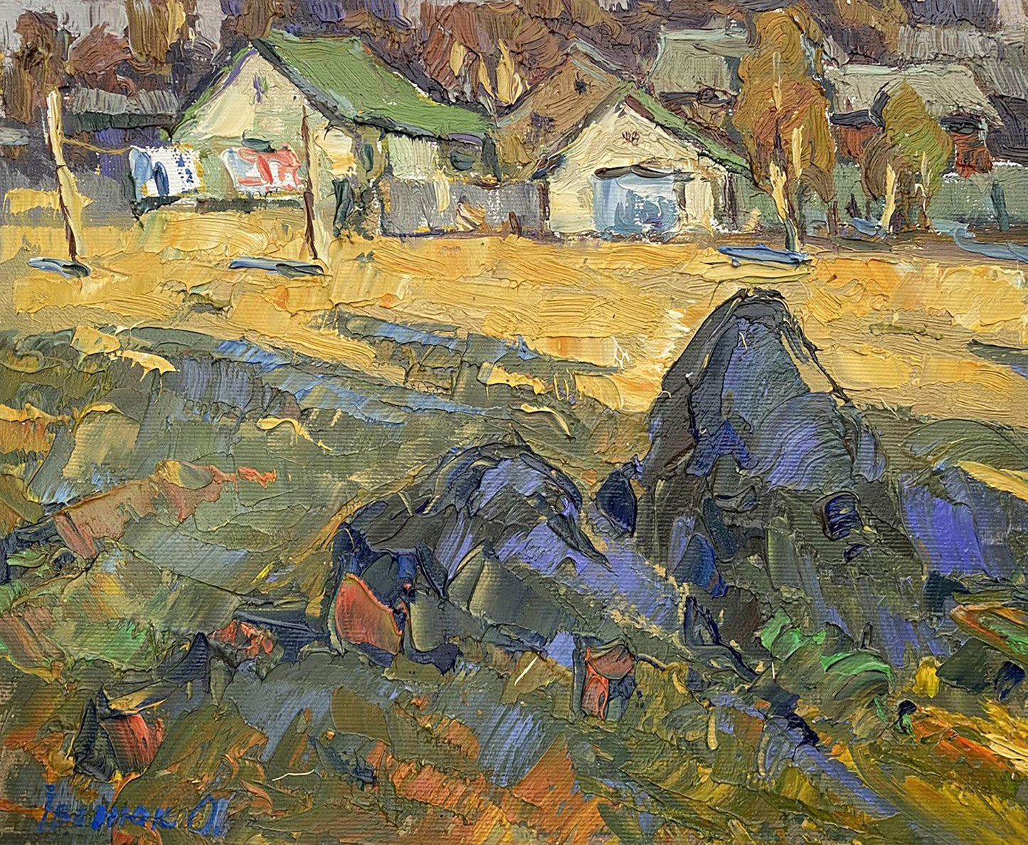 Oil painting Evening Ivanyuk Oksana