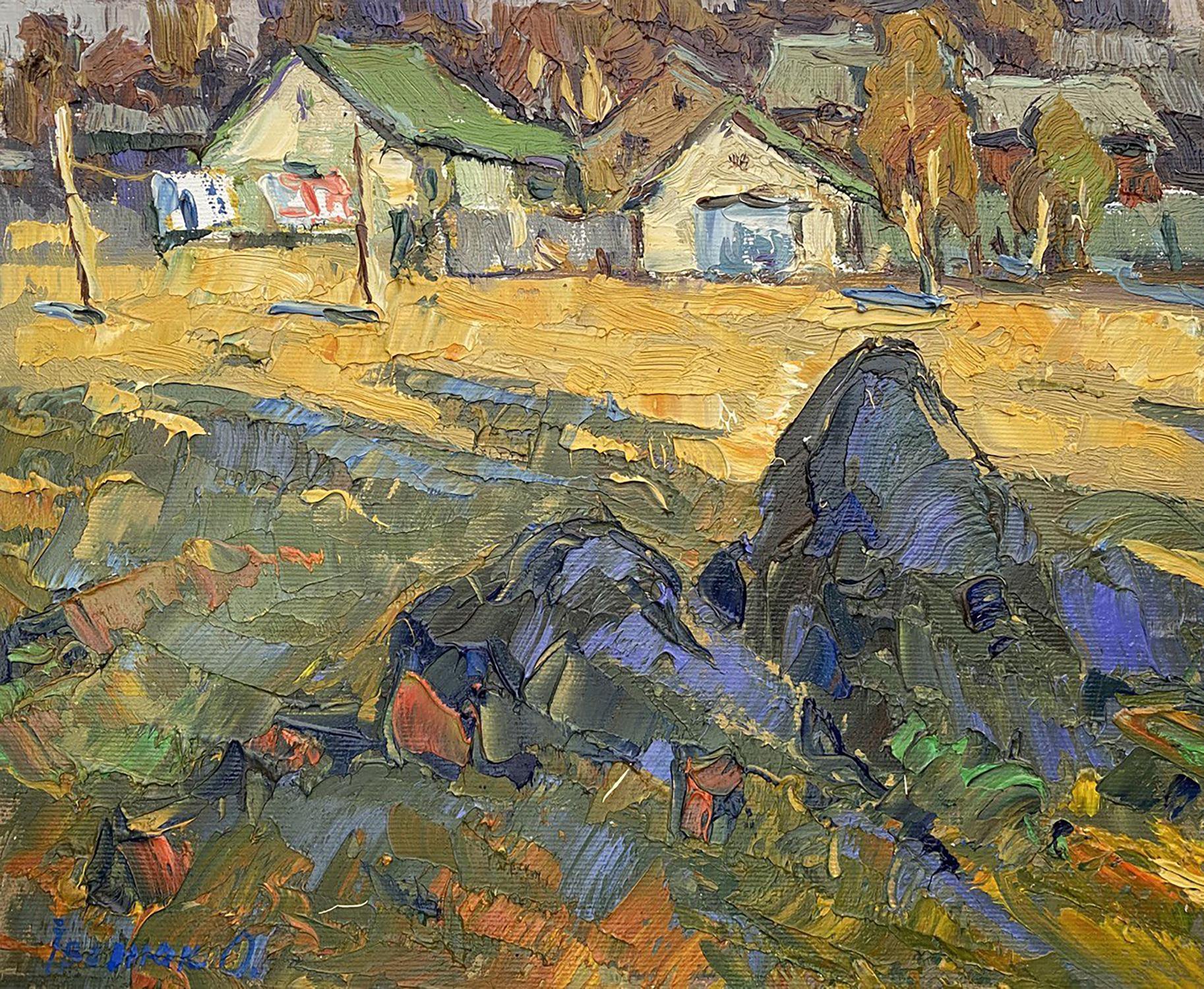 Oil painting Evening Ivanyuk Oksana