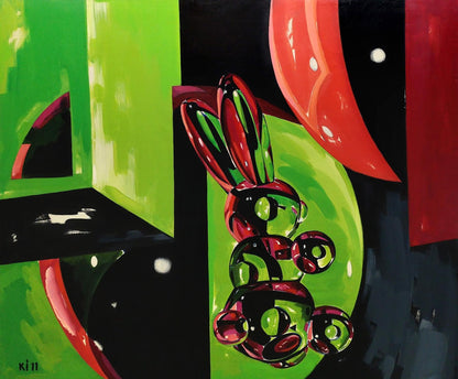 Oil painting Message Igor Konovalov
