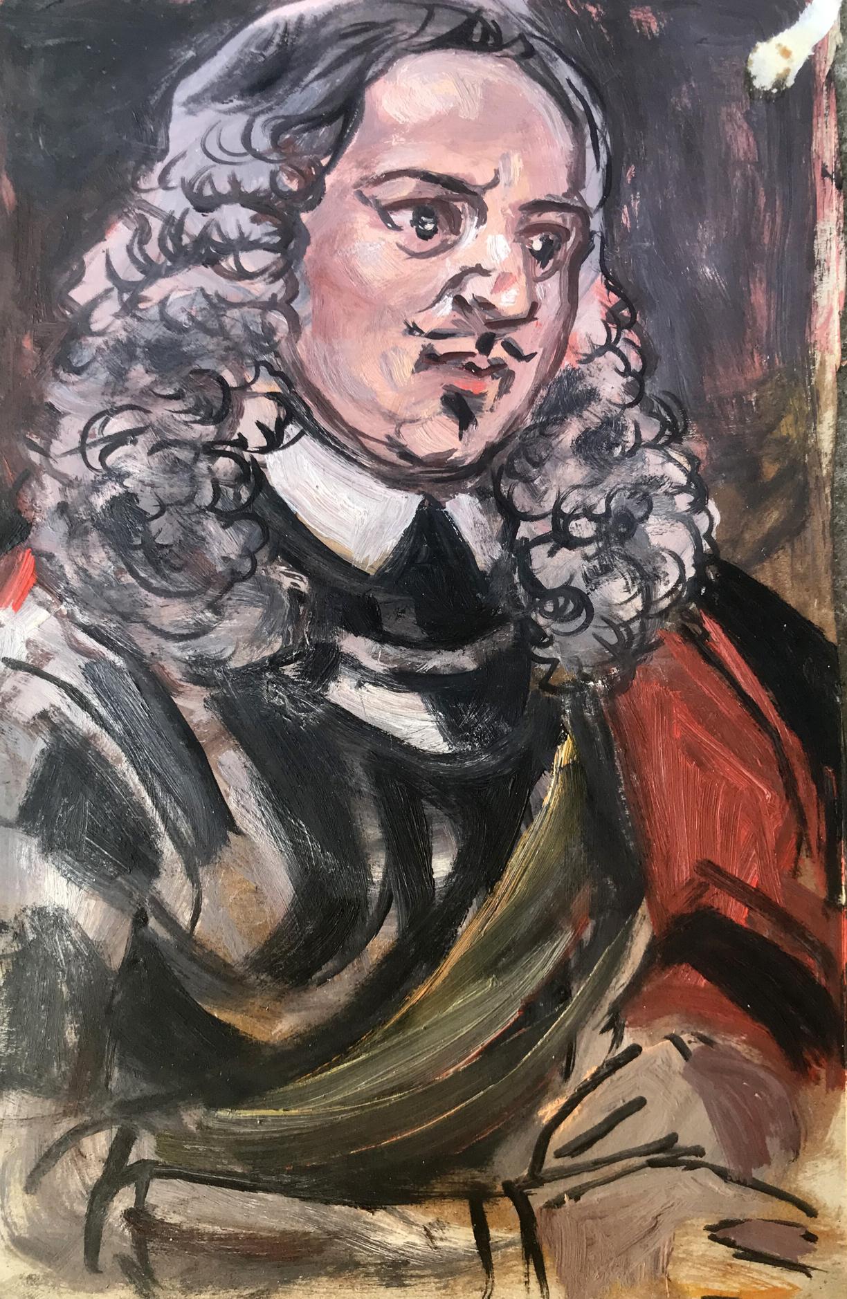 Oil painting of Duke Alexander Arkadievich Litvinov portrait