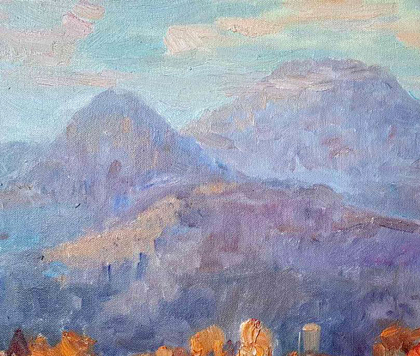 Oil painting Nature Landscape  Kovalenko Ivan Mikhailovich