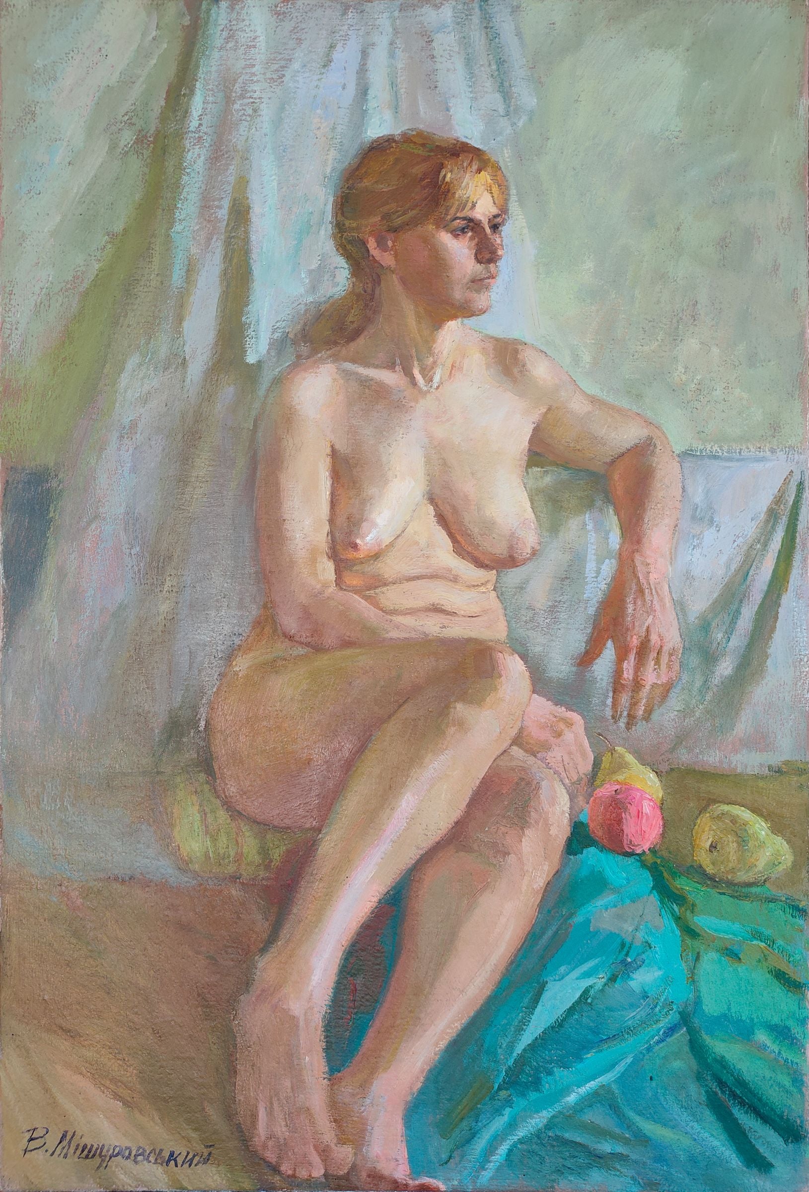 Oil painting Undraped Mishurovsky V. V.