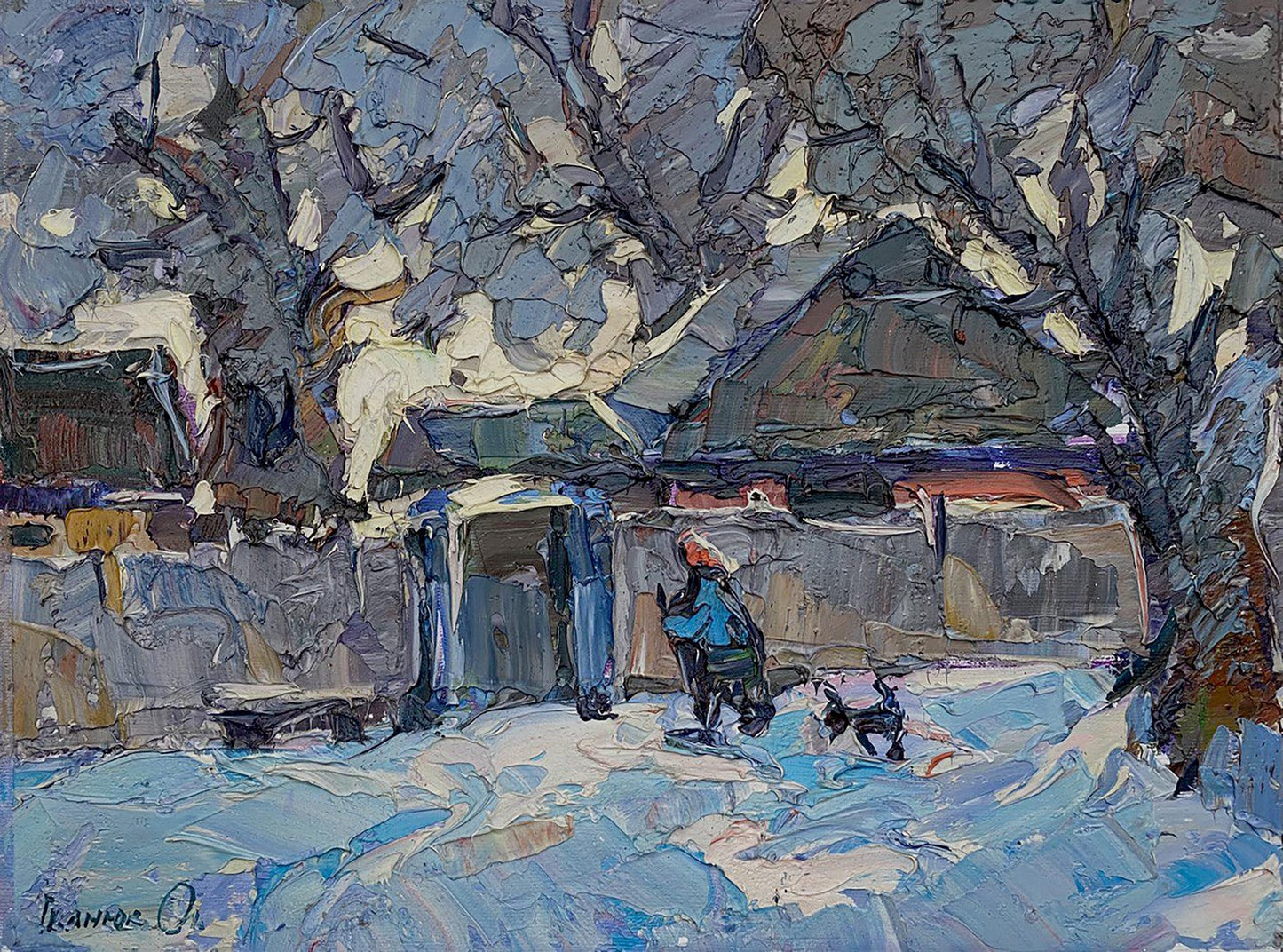 Oil painting Twilight Ivanyuk  Alex