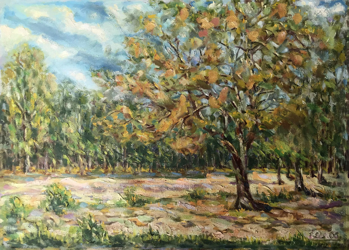 Oil painting Autumn recedes Shapoval Ivan Leontyevich
