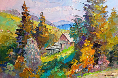 Oil painting Autumn mood Serdyuk Boris Petrovich